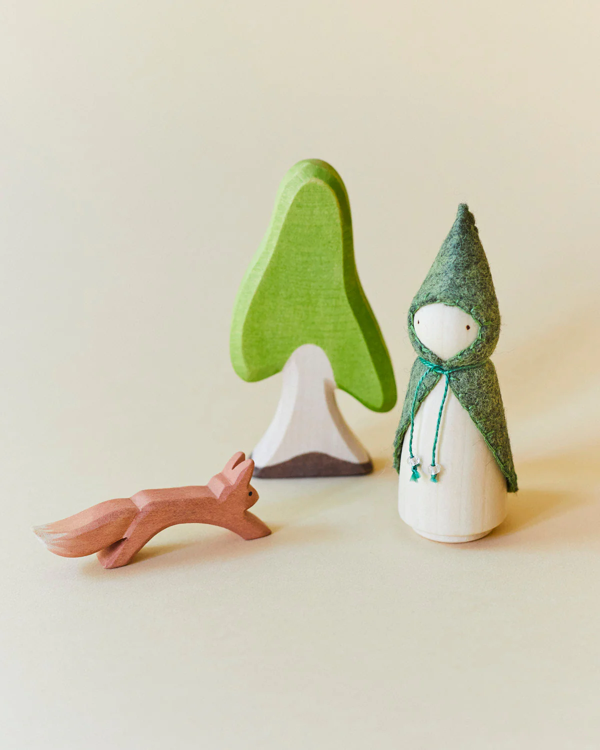 Wonderheart Green Wooden Gnome - Image 10