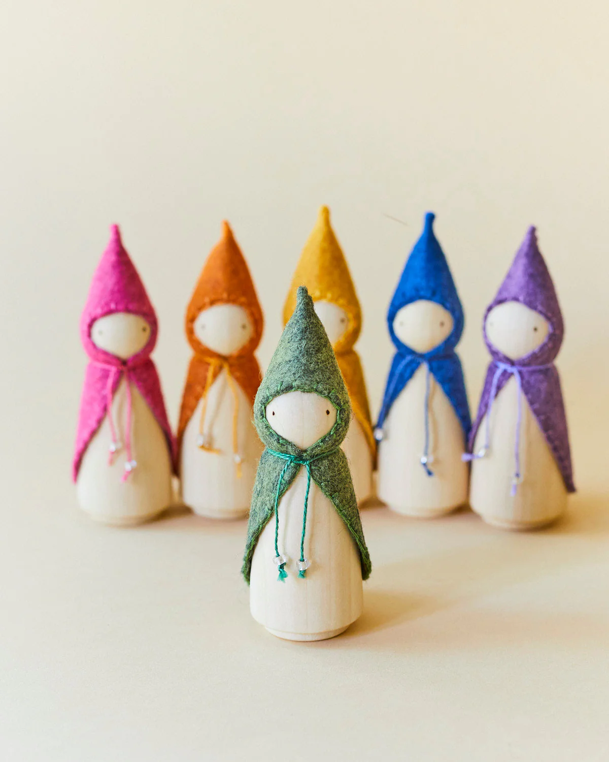 Wonderheart Green Wooden Gnome - Image 11