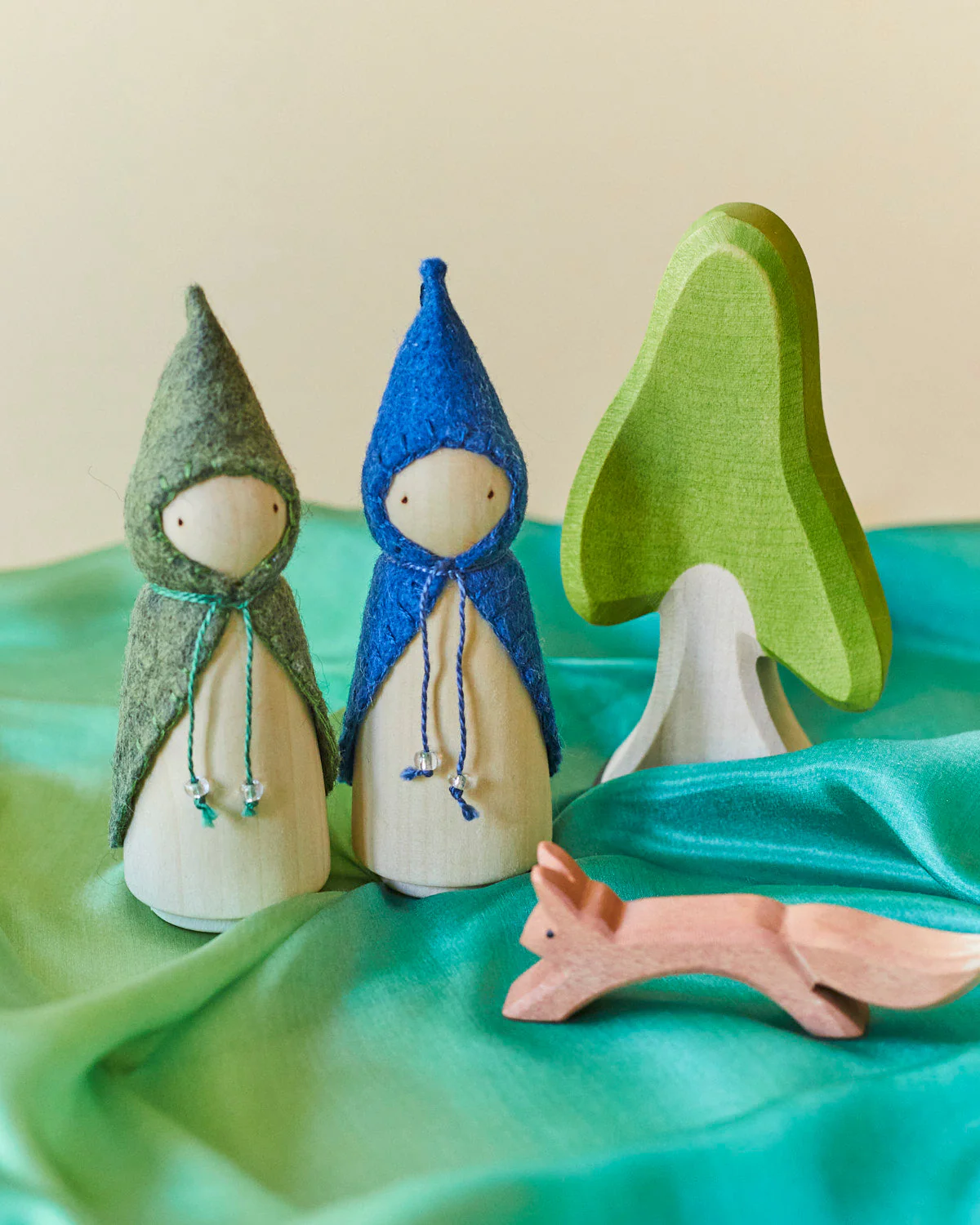 Wonderheart Green Wooden Gnome - Image 15