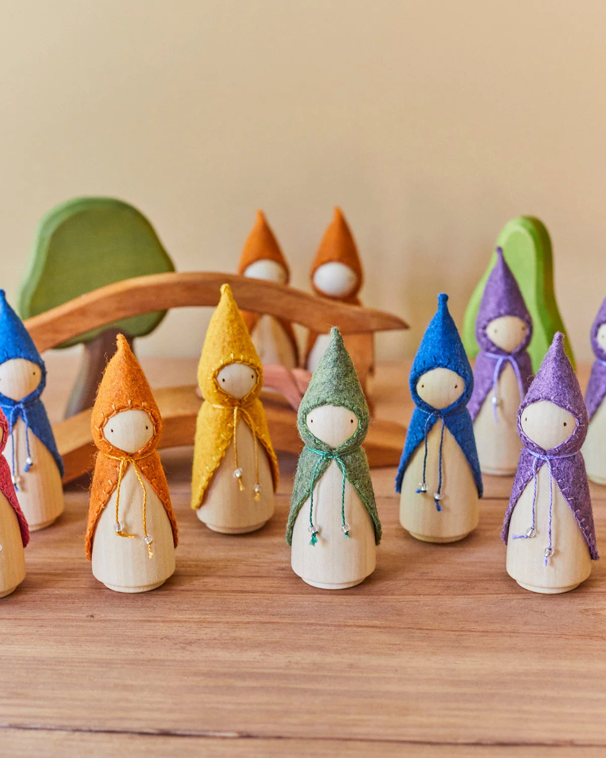 Wonderheart Green Wooden Gnome - Image 16