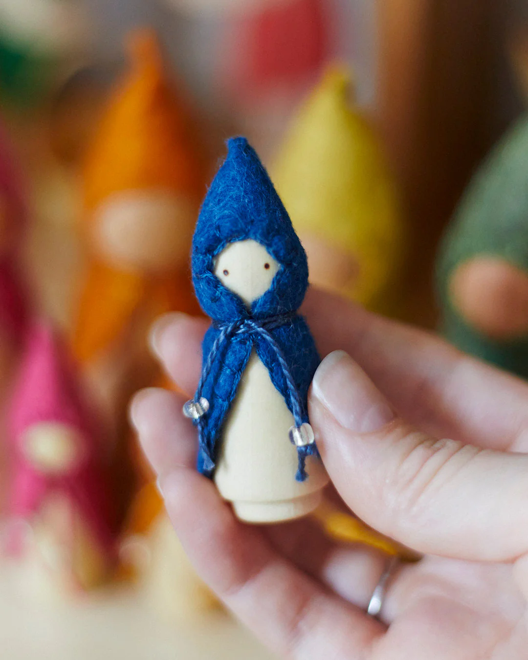 Wonderheart Mini Rainbow Wooden Gnome Set - Image 9