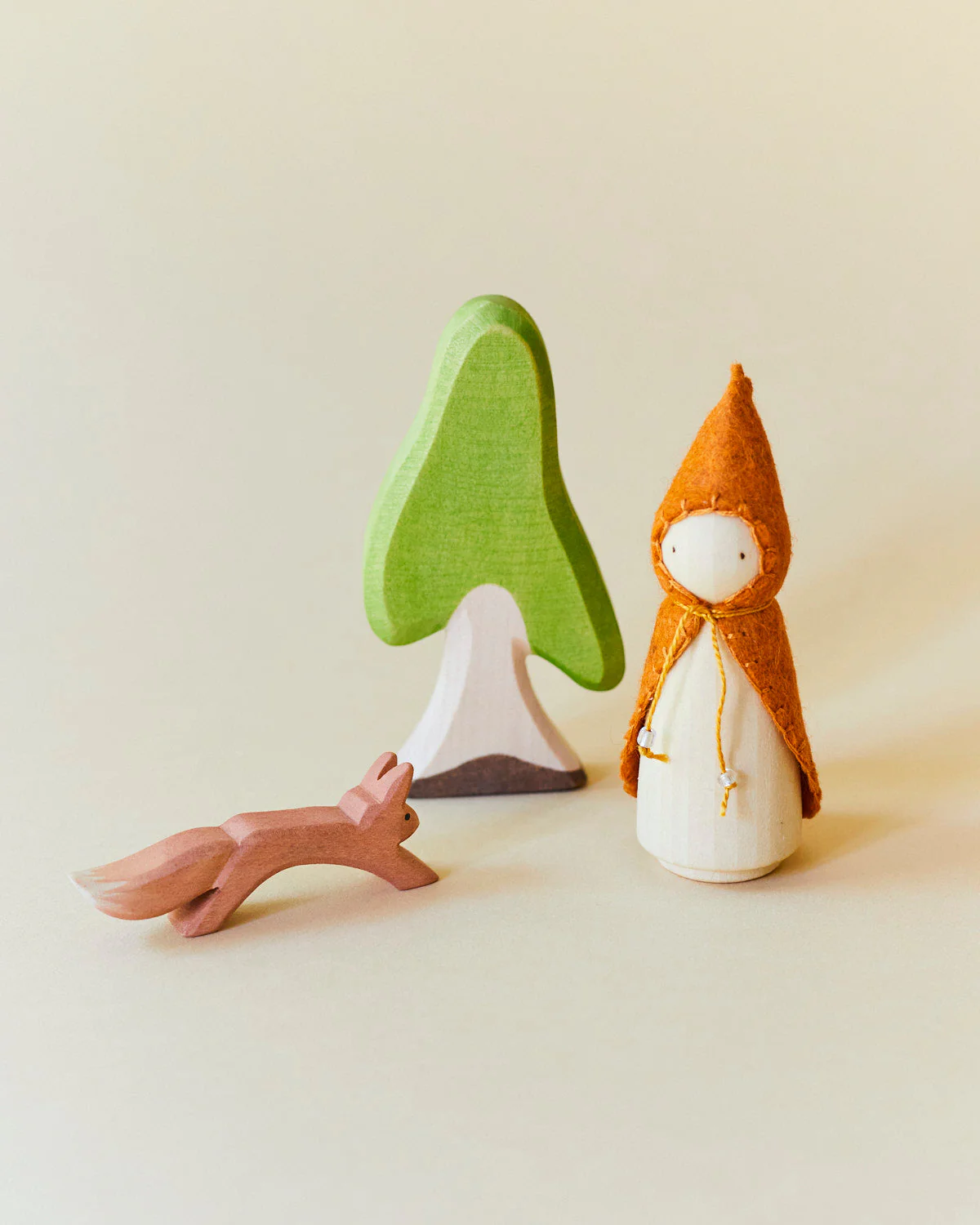 Wonderheart Orange Wooden Gnome - Image 10