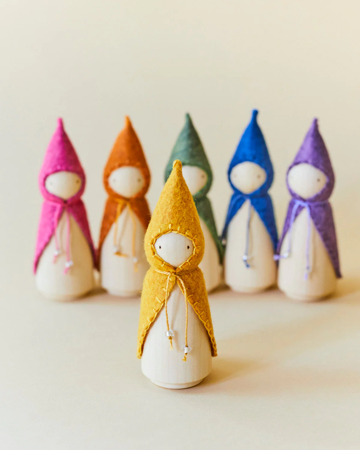Wonderheart Orange Wooden Gnome - Image 12