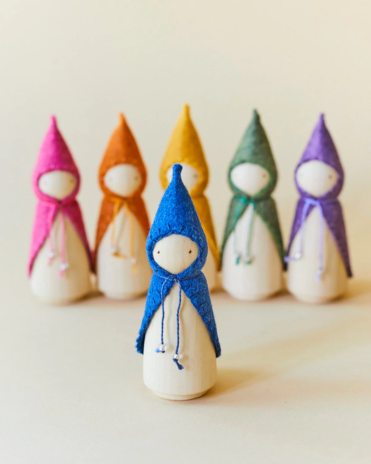 Wonderheart Orange Wooden Gnome - Image 14