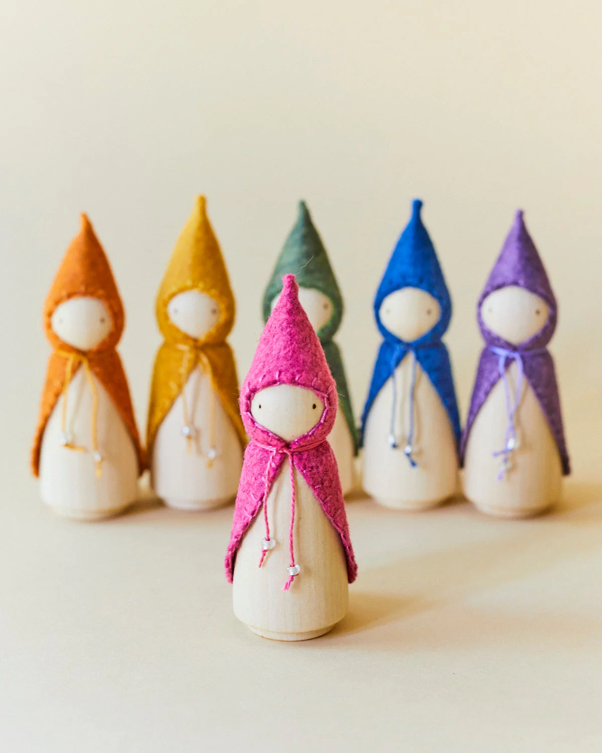 Wonderheart Orange Wooden Gnome - Image 16