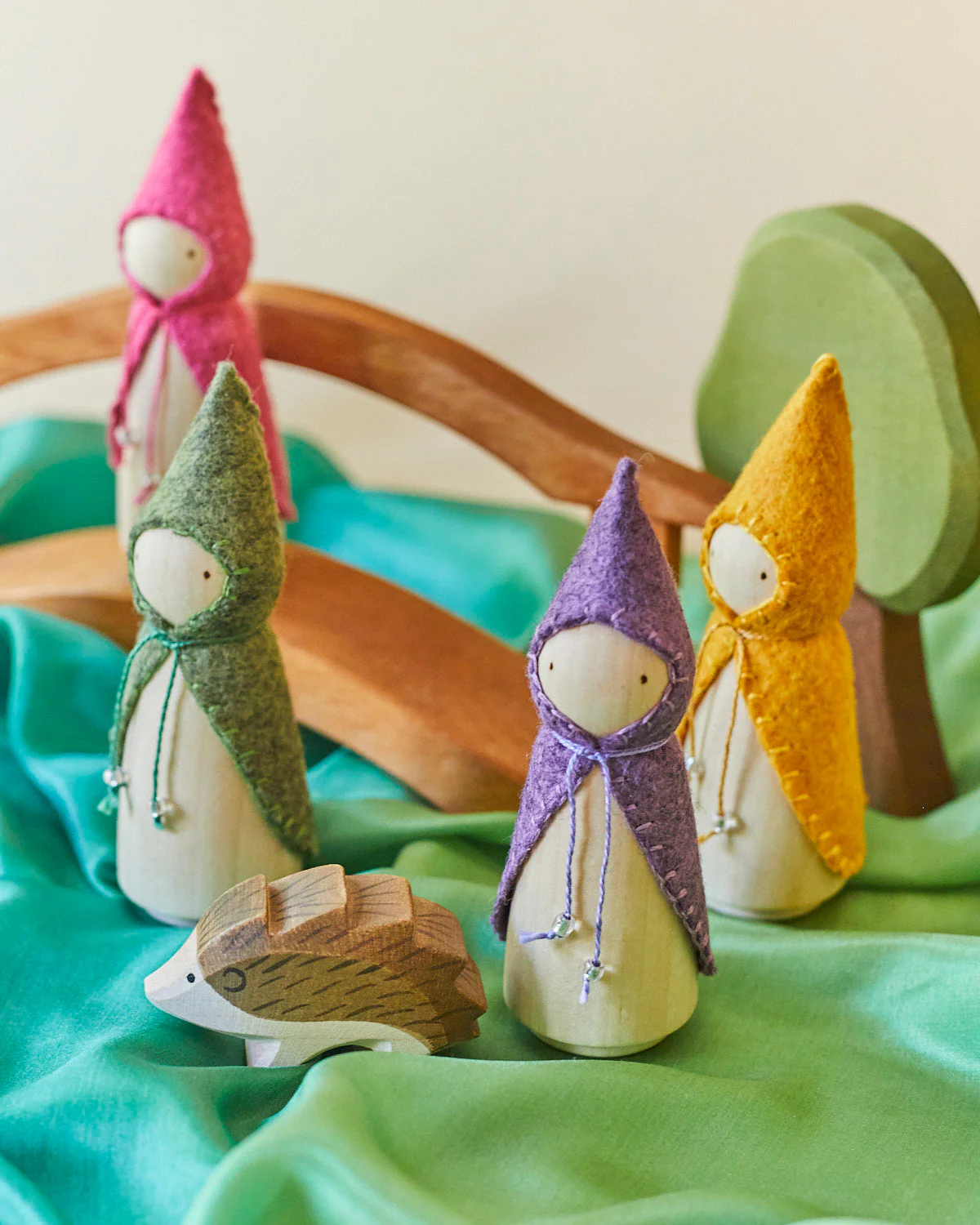 Wonderheart Orange Wooden Gnome - Image 18