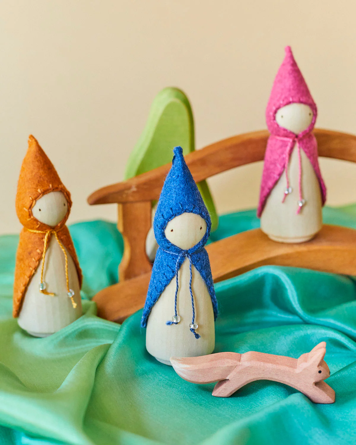 Wonderheart Orange Wooden Gnome - Image 19