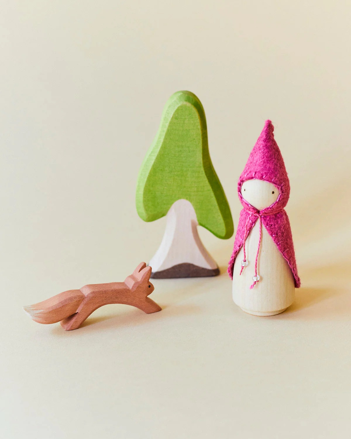 Wonderheart Pink Wooden Gnome - Image 10