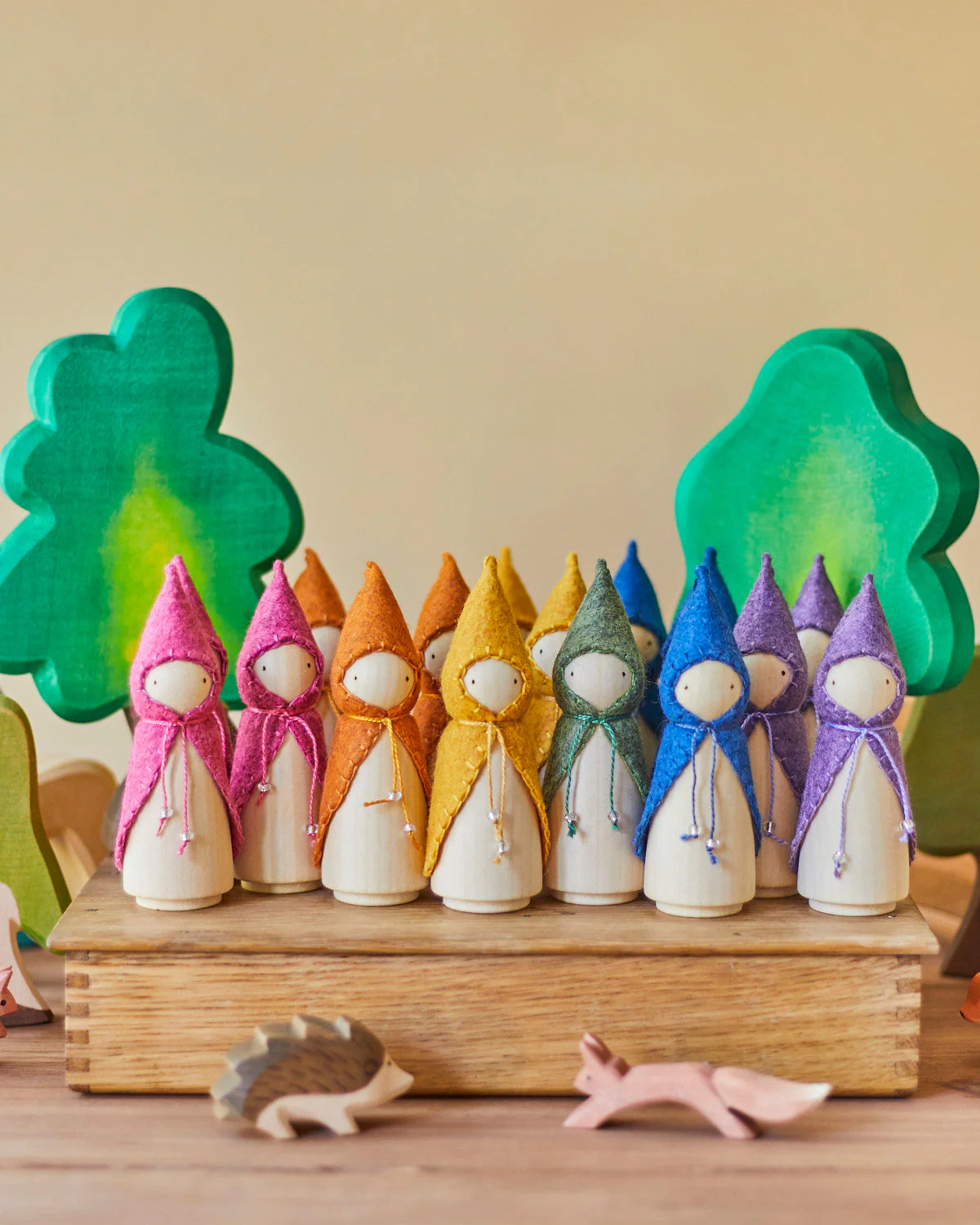 Wonderheart Pink Wooden Gnome - Image 23
