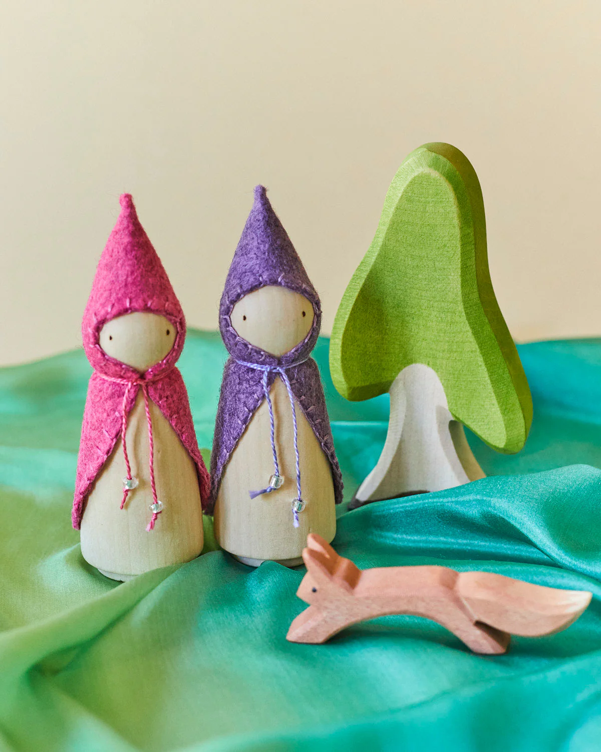 Wonderheart Purple Wooden Gnome - Image 14
