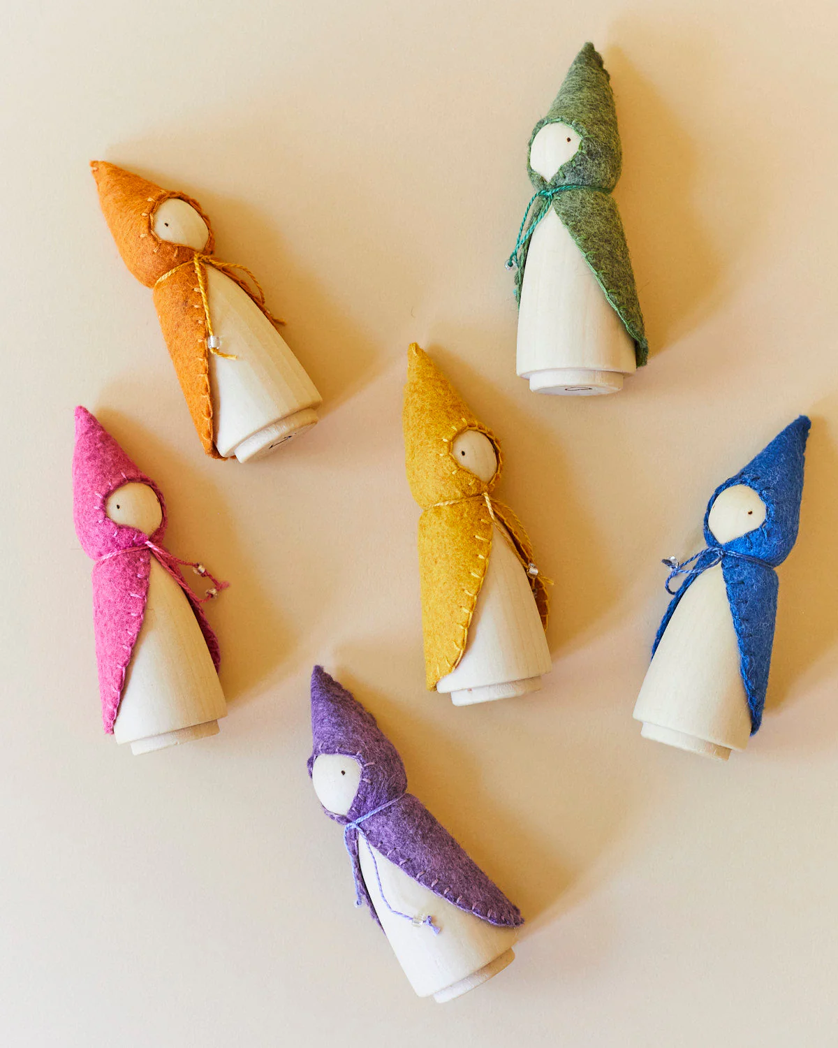 Wonderheart Rainbow Wooden Gnome Set - Image 4