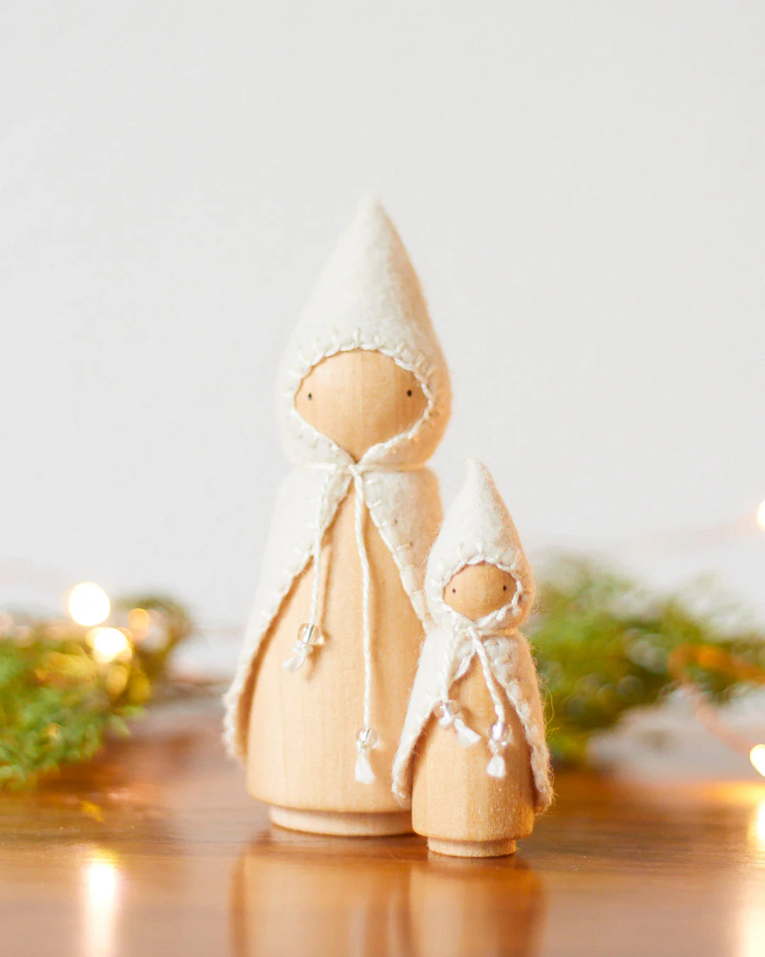 Wonderheart White Wooden Gnome - Image 2