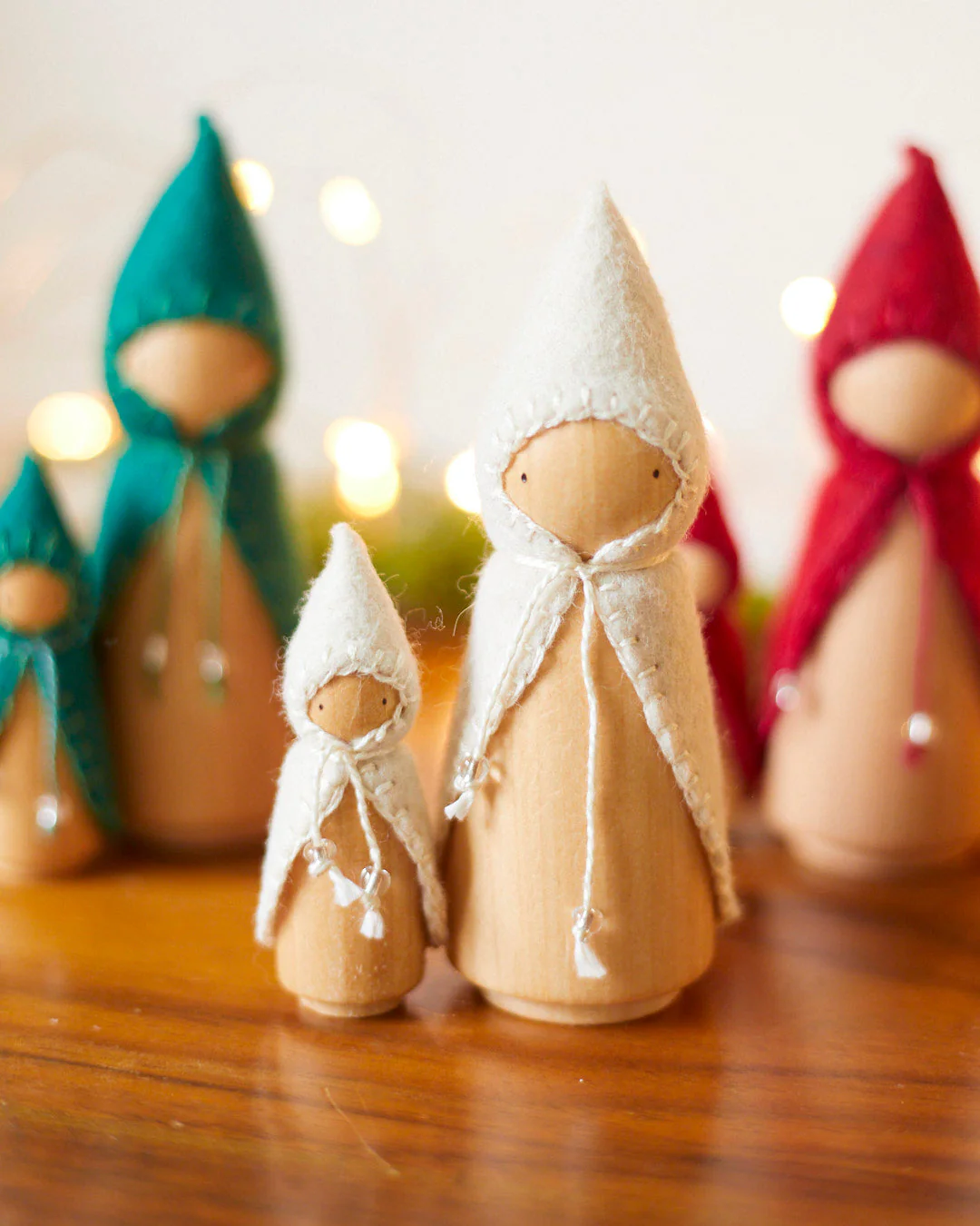 Wonderheart White Wooden Gnome - Image 9