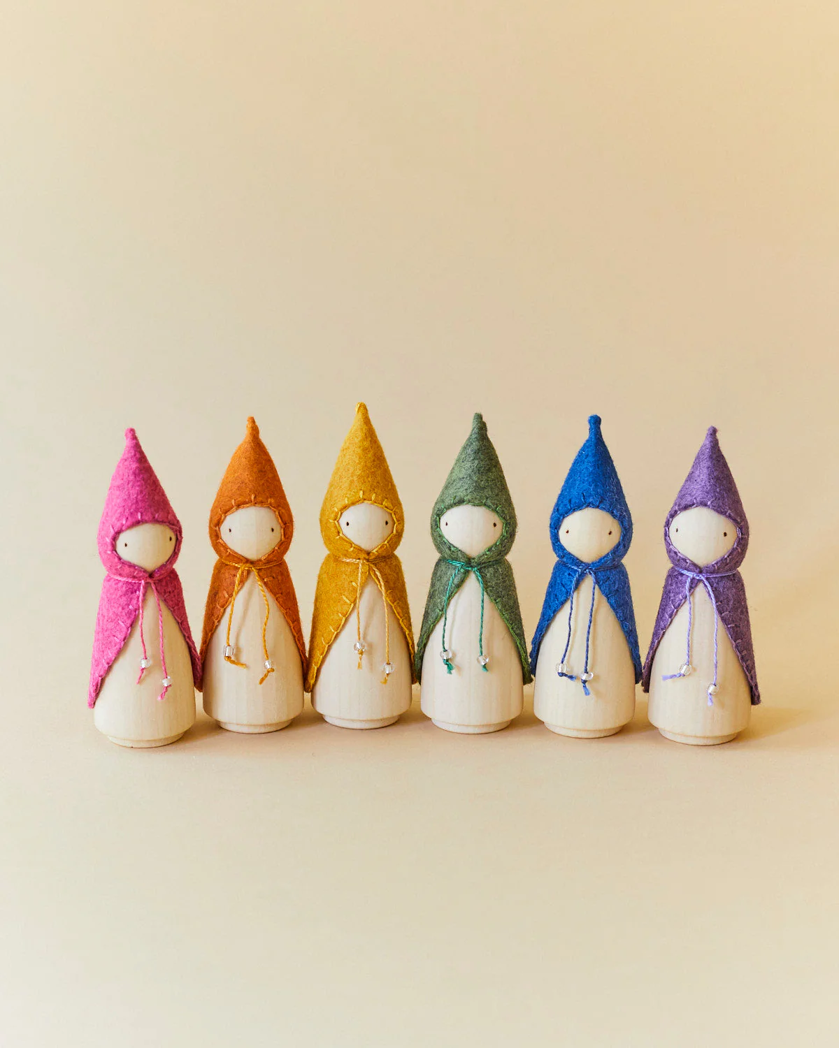 Wonderheart Yellow Wooden Gnome - Image 3