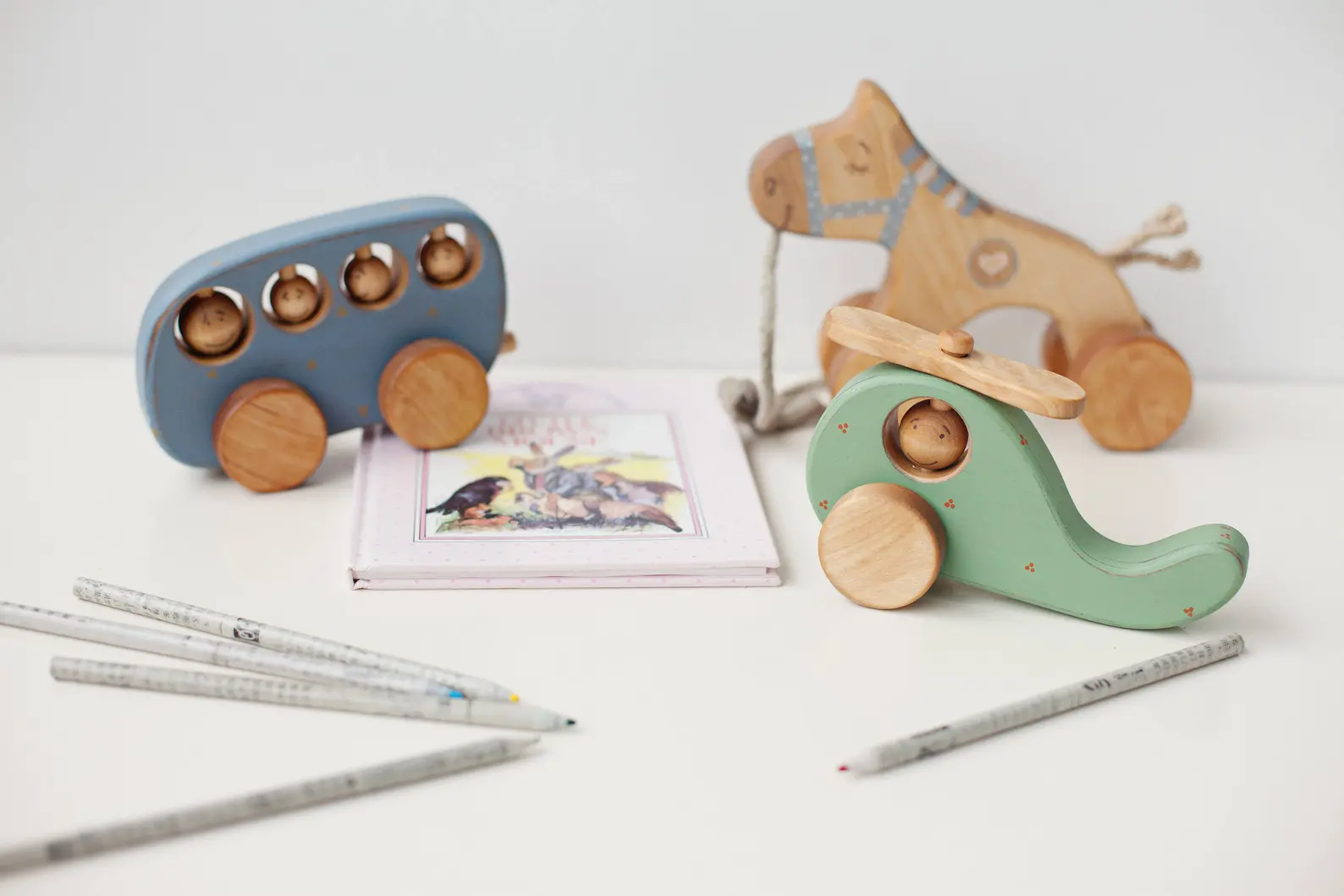 Wooden Toy Helicopter - Sweetie Jane - Image 3